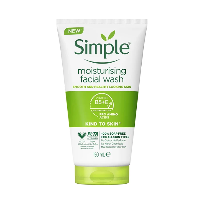 ژل شستشوی صورت سیمپل مدل Moisturising