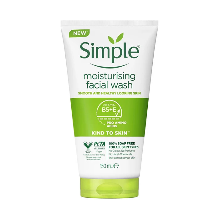 ژل شستشوی صورت سیمپل مدل Moisturising