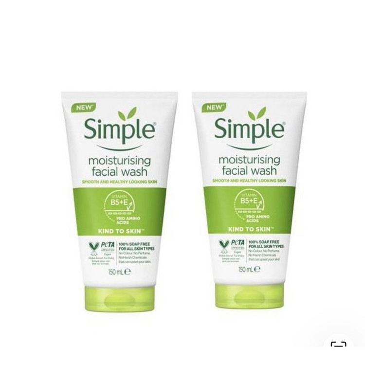 ژل شستشوی صورت سیمپل مدل Moisturising