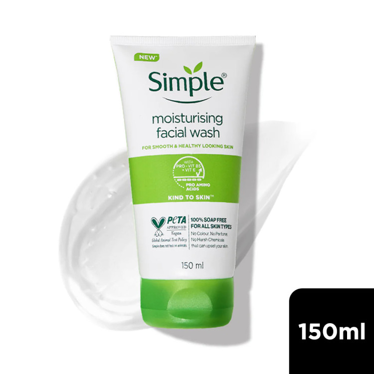 ژل شستشوی صورت سیمپل مدل Moisturising
