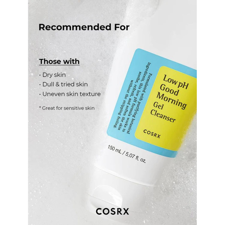 ژل شستشوی صورت کوزارکس مدل Low pH Good Morning Gel Cleanser
