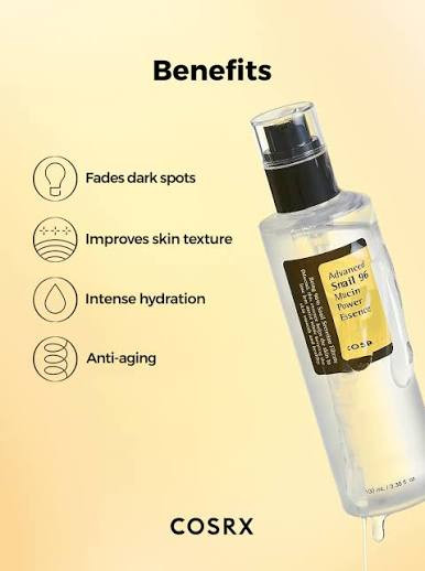 اسنس حلزون کوزارکس مدل Advanced Snail 96 Mucin Power Essence