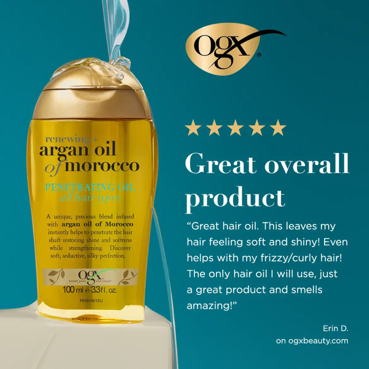 روغن آرگان او جی ایکس (OGX Argan Oil of Morocco) | ترمیمکننده و نرمکننده مو