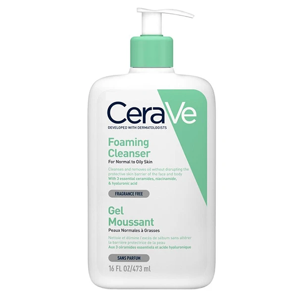 ژل شستشوی فومینگ سراوی (CeraVe Foaming Cleanser) | پاک‌کننده پوست چرب و مختلط