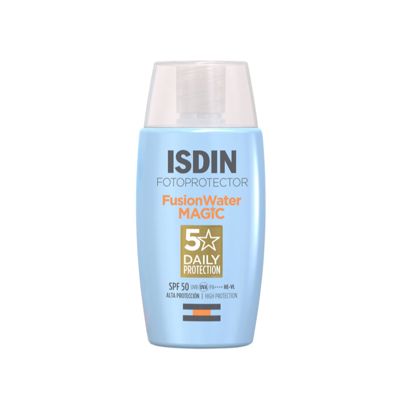 ضد آفتاب بدون رنگ ایزدین مجیک (ISDIN Fusion Water MAGIC SPF50)