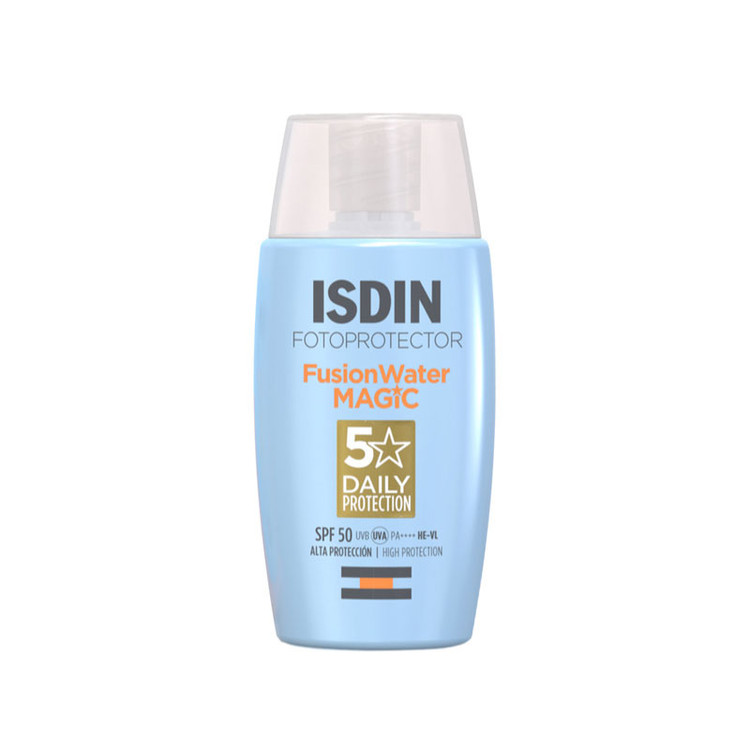 ضد آفتاب بدون رنگ ایزدین مجیک (ISDIN Fusion Water MAGIC SPF50)
