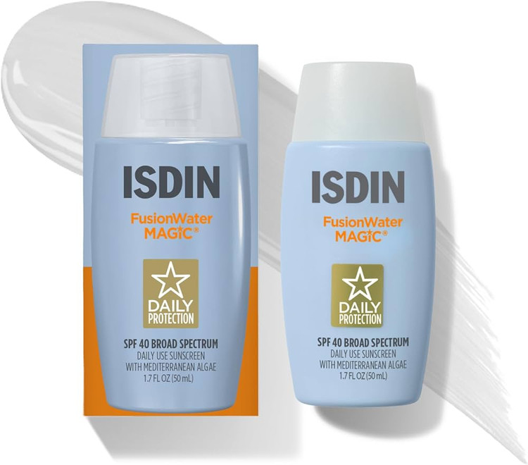 ضد آفتاب بدون رنگ ایزدین مجیک (ISDIN Fusion Water MAGIC SPF50)