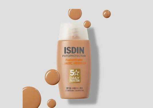 ضد آفتاب رنگی ایزدین مجیک فیوژن واتر رنگ مدیوم Fusion Water MAGIC Color Medium SPF50