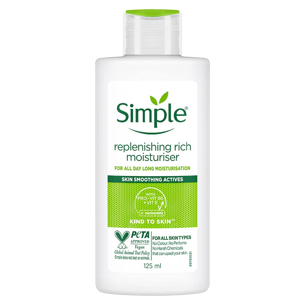 کرم مرطوب‌کننده ریچ سیمپل (Simple Kind to Skin Replenishing Rich Moisturiser)