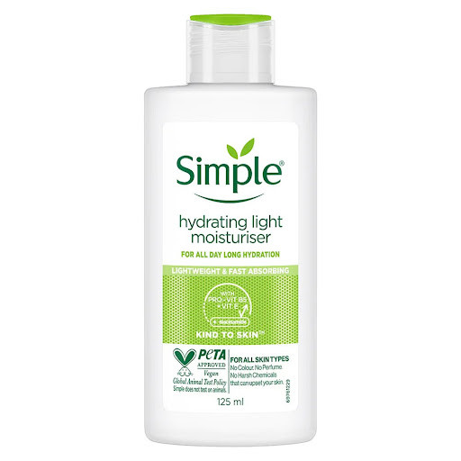 کرم مرطوبکننده لایت سیمپل (Simple Kind to Skin Hydrating Light Moisturiser)