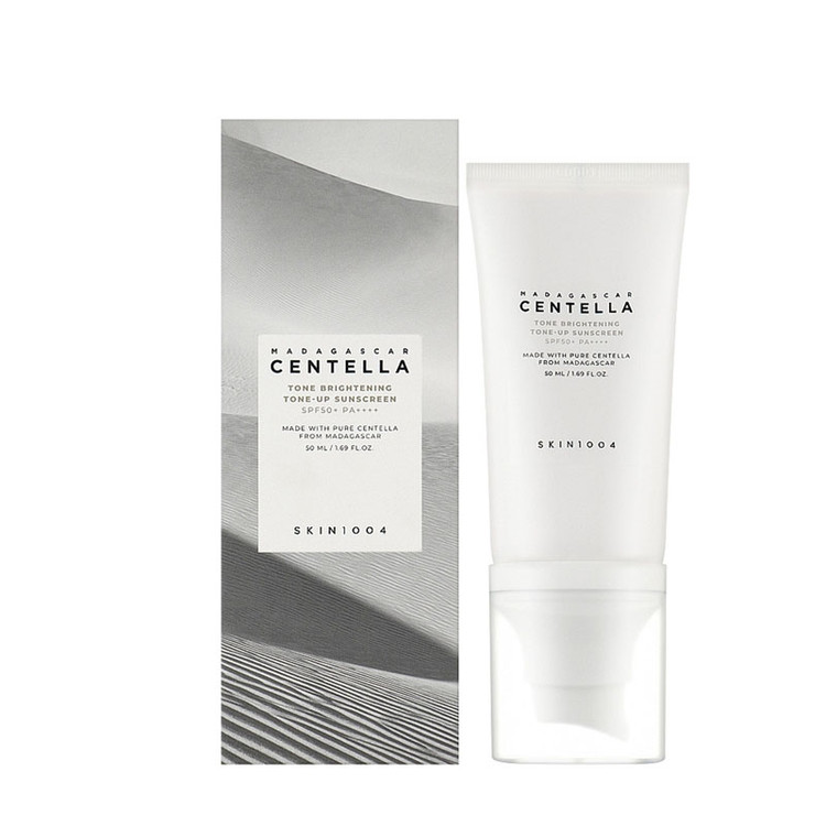ضد آفتاب روشنکننده سنتلا (SKIN1004 Madagascar Centella Tone Brightening Tone-Up Sunscreen SPF50+ PA++++